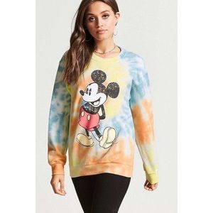 Tie Dye Mickey Mouse Sweatshirt